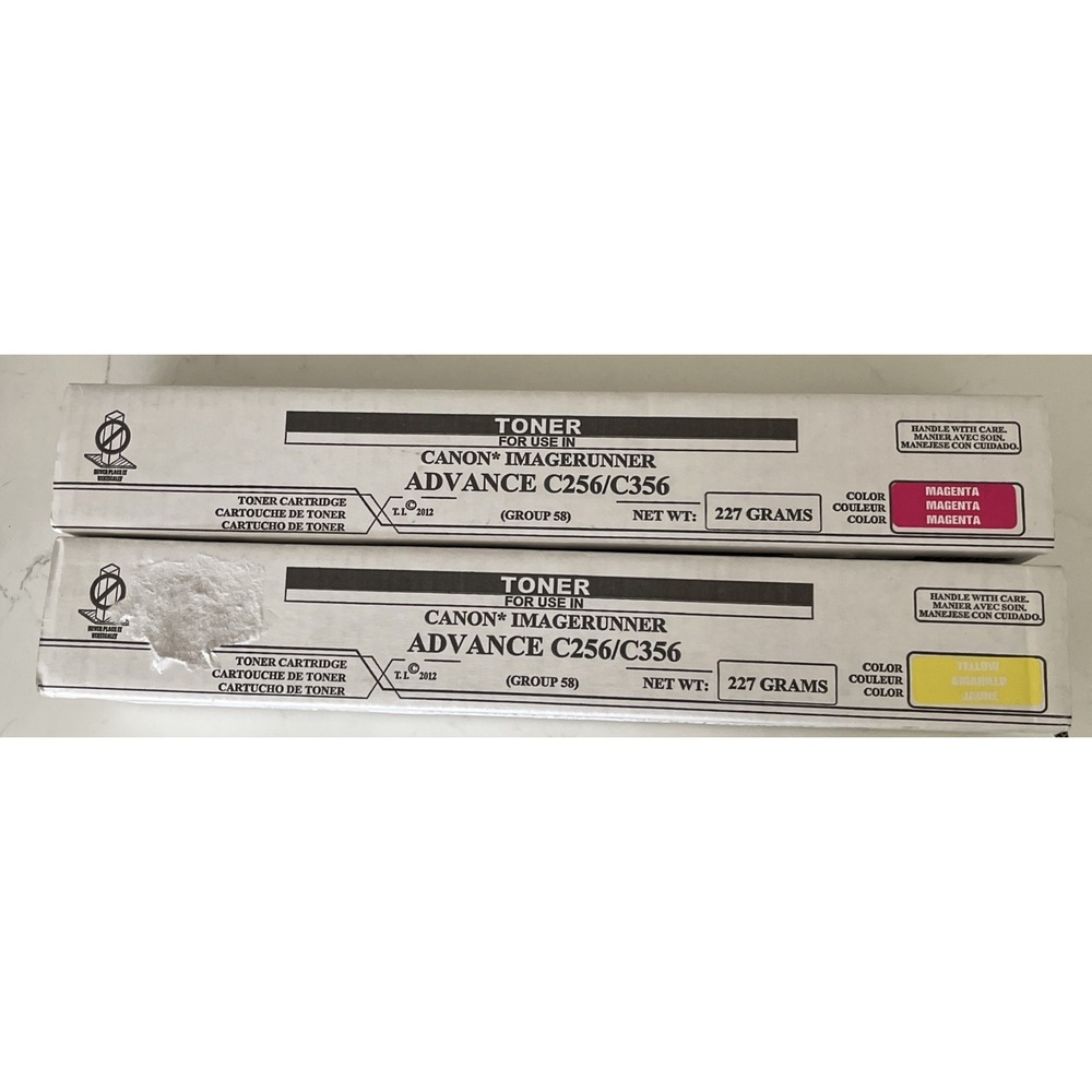 Canon GPR-58 Compatible Toners Magenta and Yellow For C256iF II C356iF III